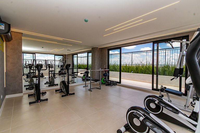 Apto 2 quartos, p/ 6 Pessoas, com Garagem -PLU1401