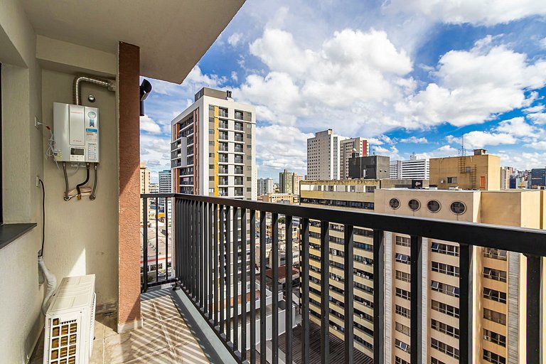 Studio p/ 3 pessoas com Garagem no Centro -IBI1308