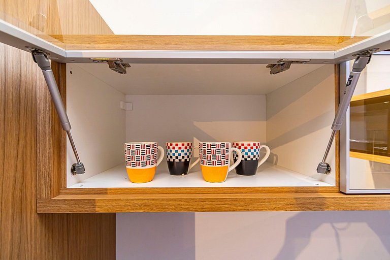 Studio p/ 3 pessoas com Garagem no Centro -IBI1308