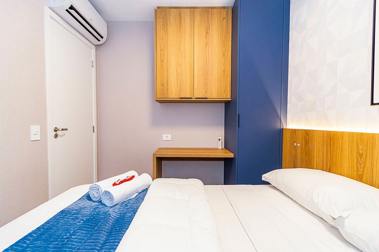 Ap premium no Centro, com 2Q e 2 vagas - CNA0411