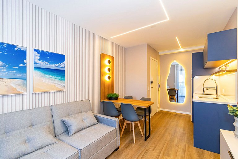 Ap premium no Centro, com 2Q e 2 vagas - CNA0411