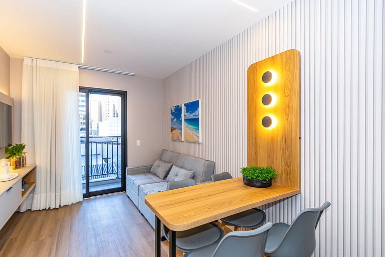 Ap premium no Centro, com 2Q e 2 vagas - CNA0411