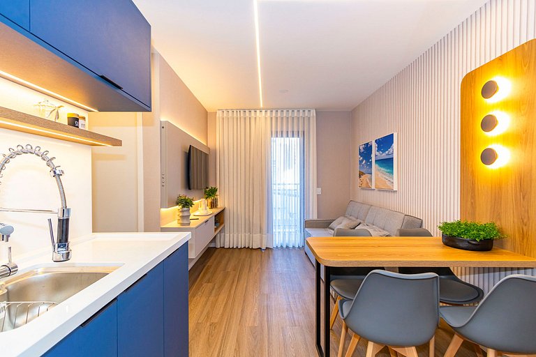 Ap premium no Centro, com 2Q e 2 vagas - CNA0411