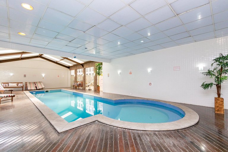 Studio c/ Piscina ao lado da Rua 24 Horas -CON1701