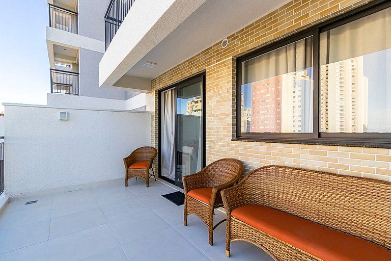 Ap de 1q Super Completo no Bairro Portão -PLU0304