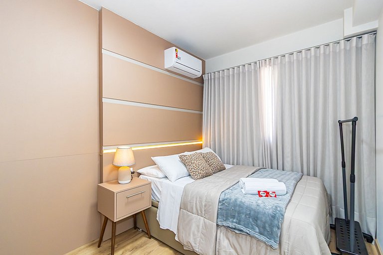 Ap de 1q Super Completo no Bairro Portão -PLU0304