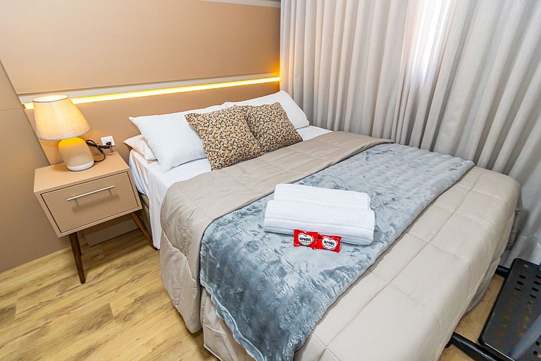 Ap de 1q Super Completo no Bairro Portão -PLU0304