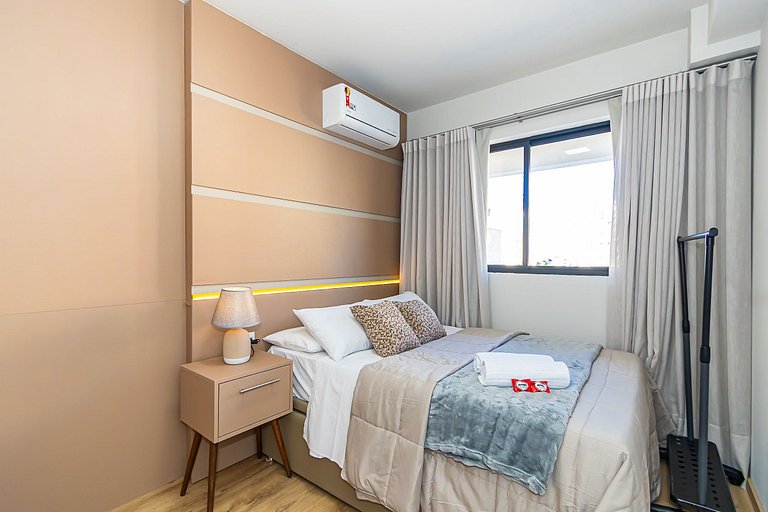 Ap de 1q Super Completo no Bairro Portão -PLU0304