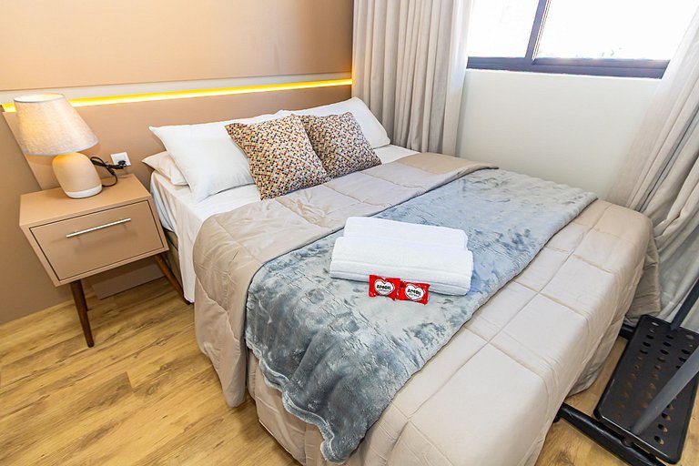 Ap de 1q Super Completo no Bairro Portão -PLU0304