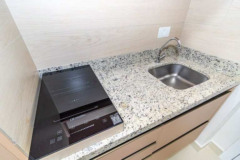 Ap de 1q Super Completo no Bairro Portão -PLU0304