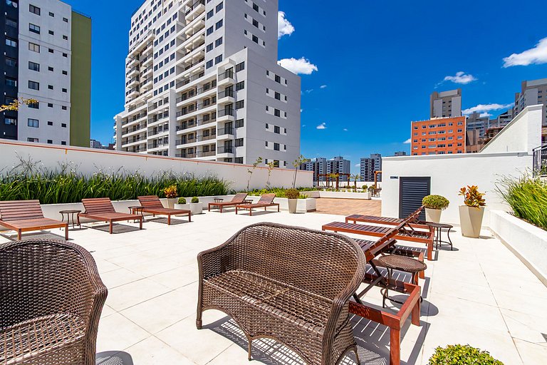 Ap de 1q Super Completo no Bairro Portão -PLU0304