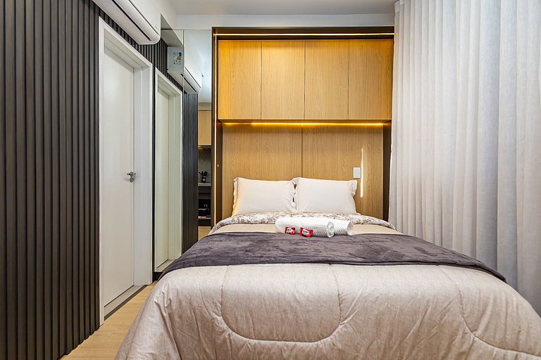 Studio Premium no Centro | c/ garagem - IBI2408