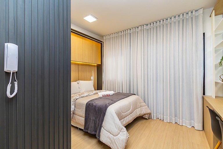 Studio Premium no Centro | c/ garagem - IBI2408