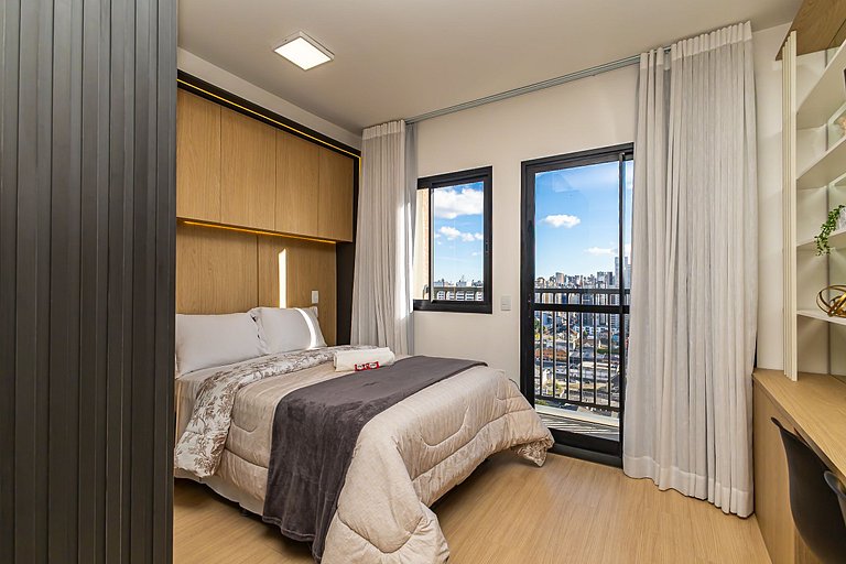 Studio Premium no Centro | c/ garagem - IBI2408