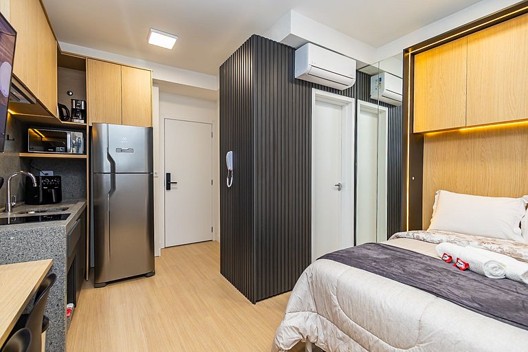 Studio Premium no Centro | c/ garagem - IBI2408