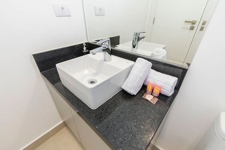 Ap de 1 quarto refinado com garagem - ARE0511