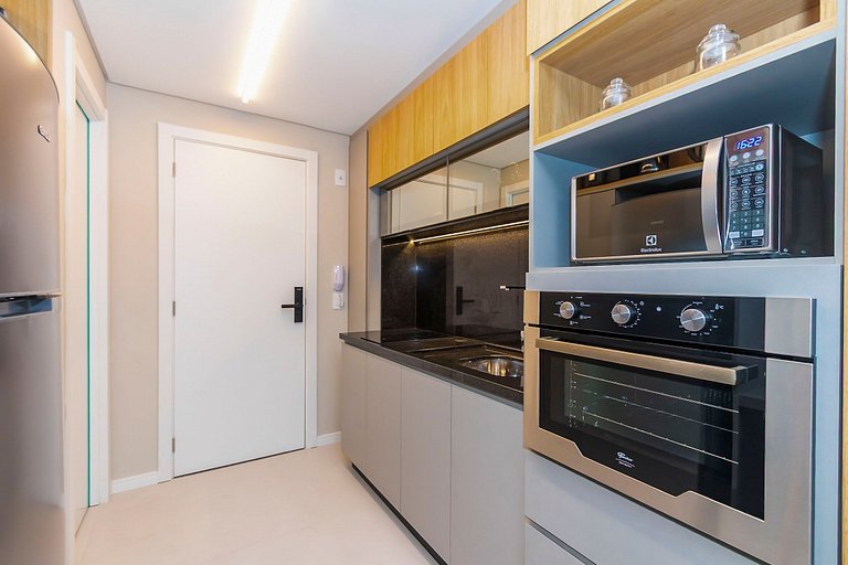 Ap de 1 quarto refinado com garagem - ARE0511