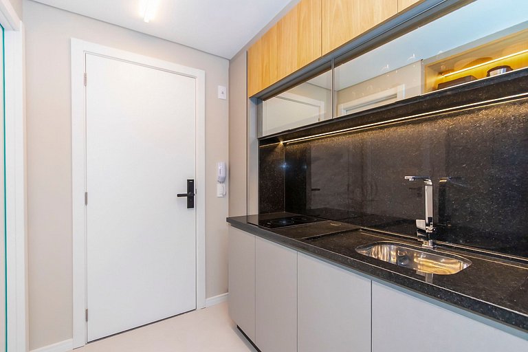 Ap de 1 quarto refinado com garagem - ARE0511