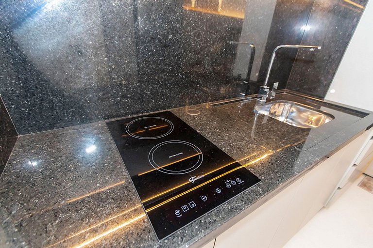 Ap de 1 quarto refinado com garagem - ARE0511