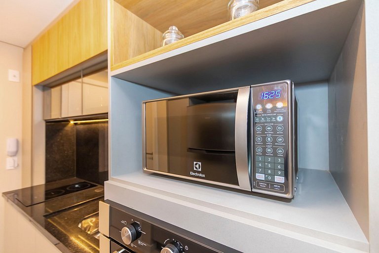 Ap de 1 quarto refinado com garagem - ARE0511