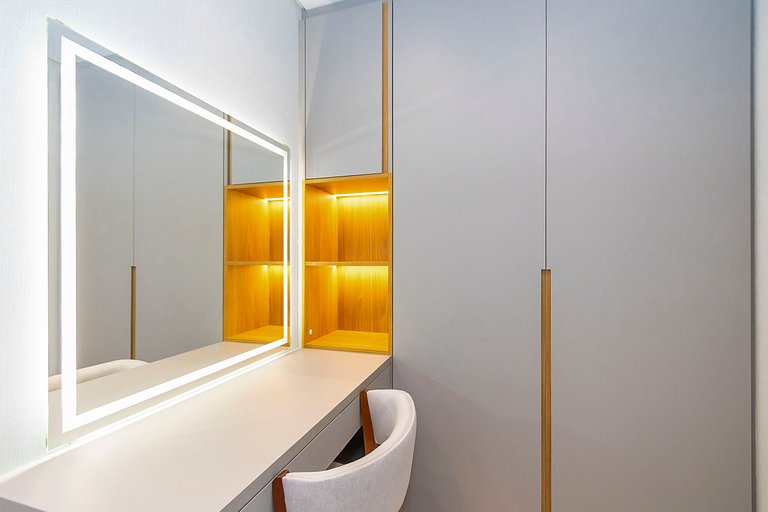Ap de 1 quarto refinado com garagem - ARE0511