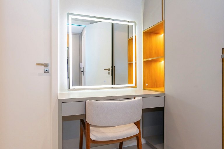 Ap de 1 quarto refinado com garagem - ARE0511