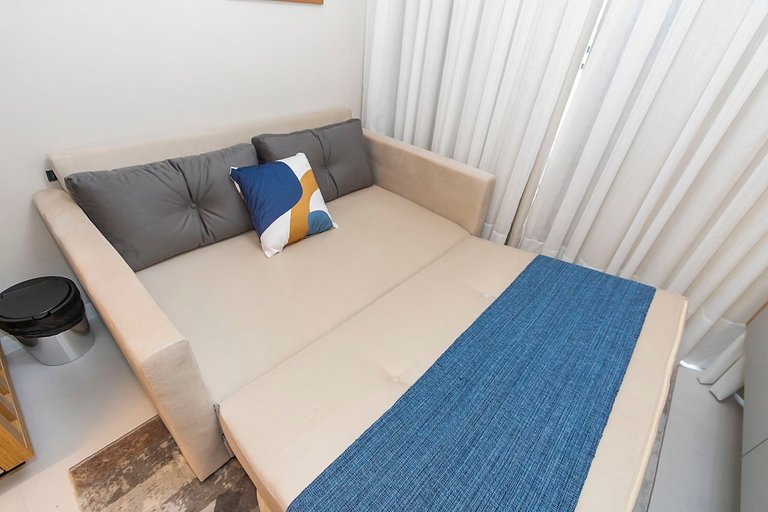 Ap de 1 quarto refinado com garagem - ARE0511