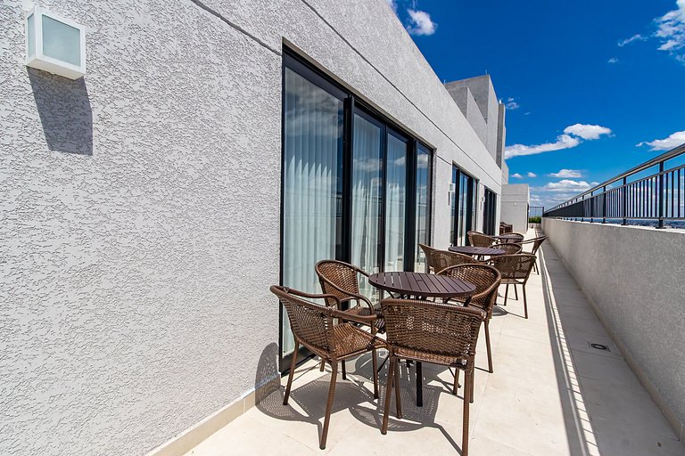 Apartamento de 1 quarto super confortável- PLU1004