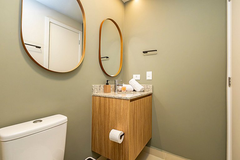 Apartamento de 1 quarto super confortável- PLU1004