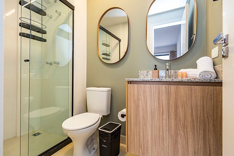 Apartamento de 1 quarto super confortável- PLU1004