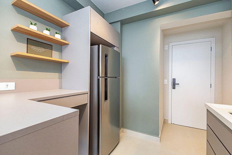 Apartamento de 1 quarto super confortável- PLU1004
