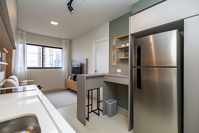 Apartamento de 1 quarto super confortável- PLU1004