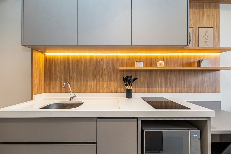 Apartamento de 1 quarto super confortável- PLU1004