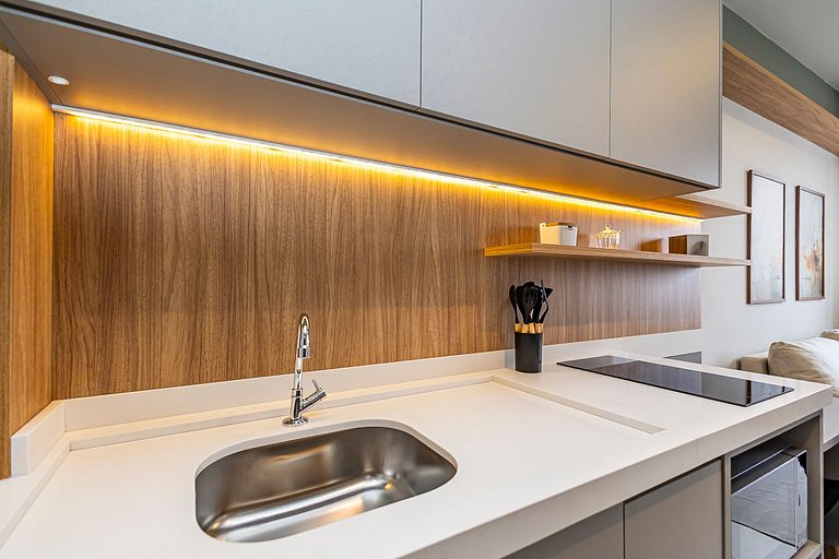 Apartamento de 1 quarto super confortável- PLU1004