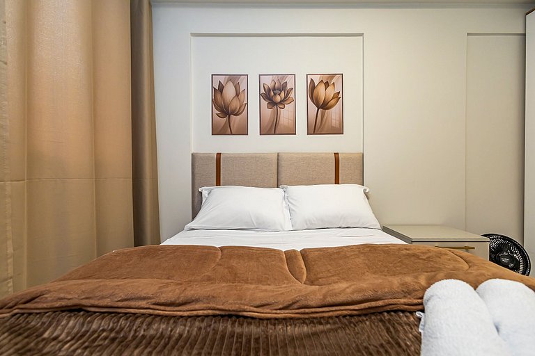 Apartamento de 1 quarto super confortável- PLU1004