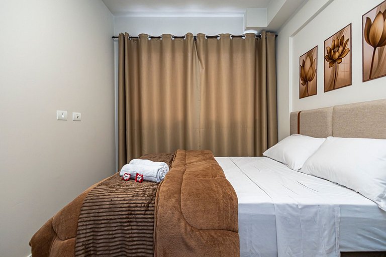 Apartamento de 1 quarto super confortável- PLU1004