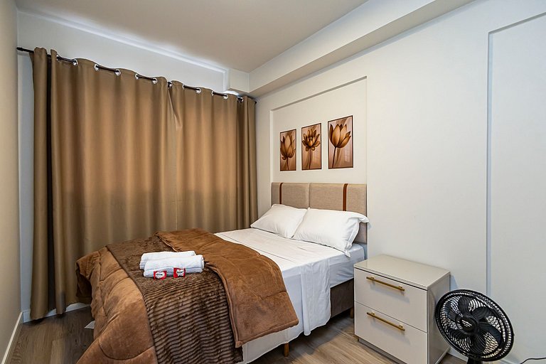 Apartamento de 1 quarto super confortável- PLU1004