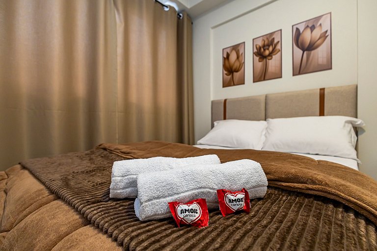 Apartamento de 1 quarto super confortável- PLU1004