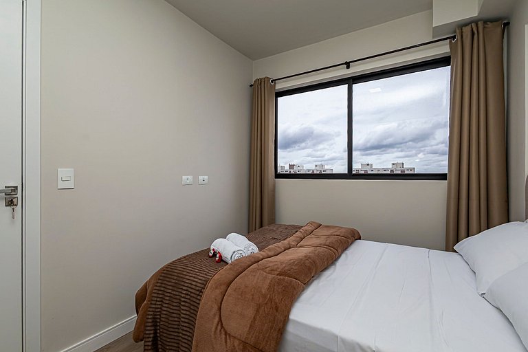 Apartamento de 1 quarto super confortável- PLU1004
