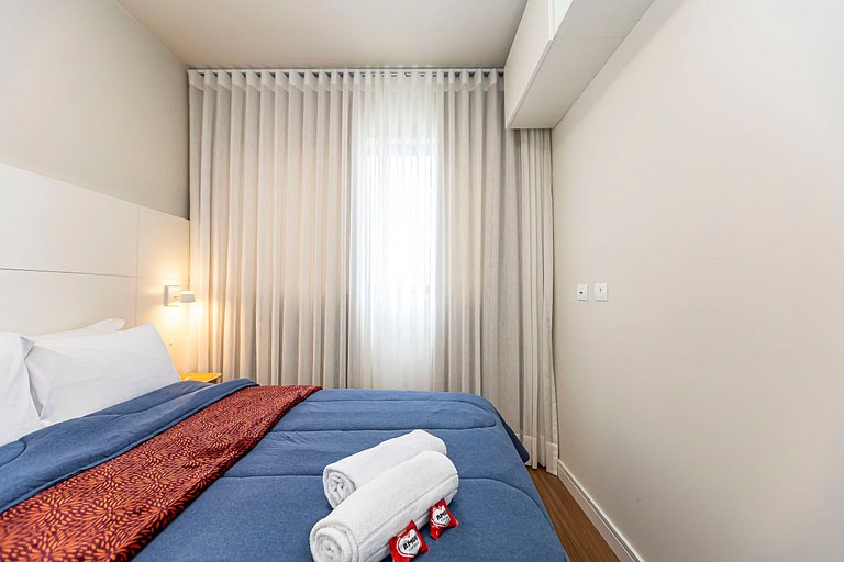 Apartamento de 1 quarto super confortável -PLU0801