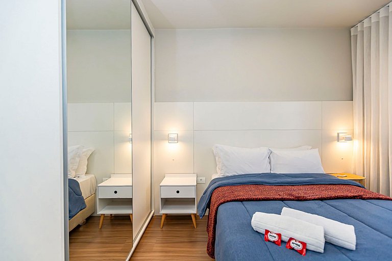 Apartamento de 1 quarto super confortável -PLU0801