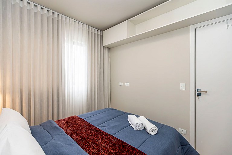 Apartamento de 1 quarto super confortável -PLU0801