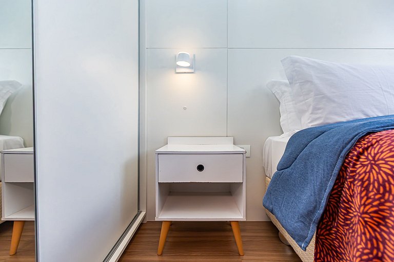 Apartamento de 1 quarto super confortável -PLU0801