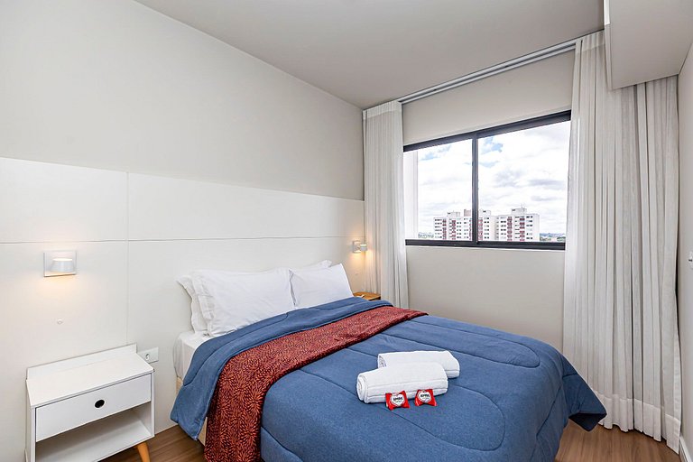 Apartamento de 1 quarto super confortável -PLU0801