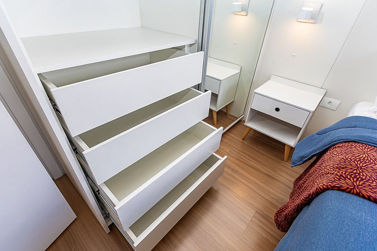 Apartamento de 1 quarto super confortável -PLU0801