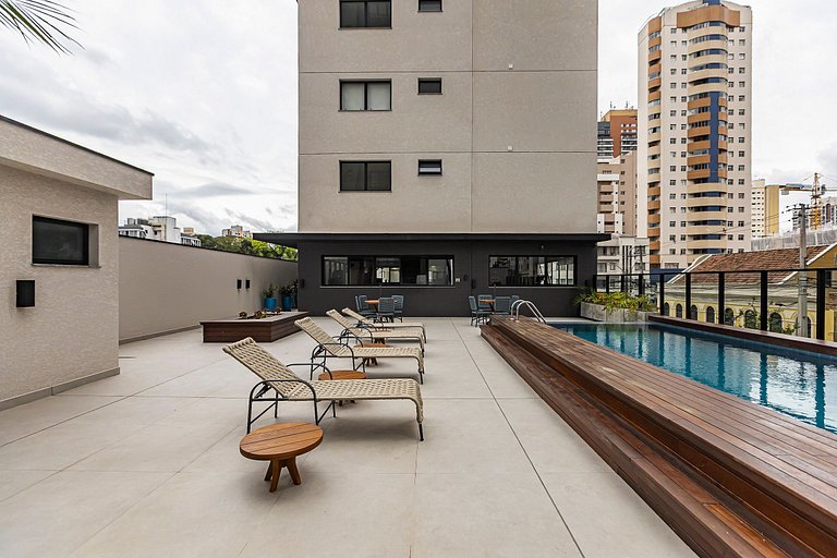 Studio c/Piscina Perto do Shopping Estação-VGS1201